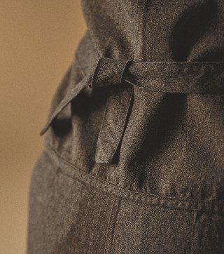 HempAge Hanf Weste - Farbe mocca aus Hanf und Bio-Baumwolle